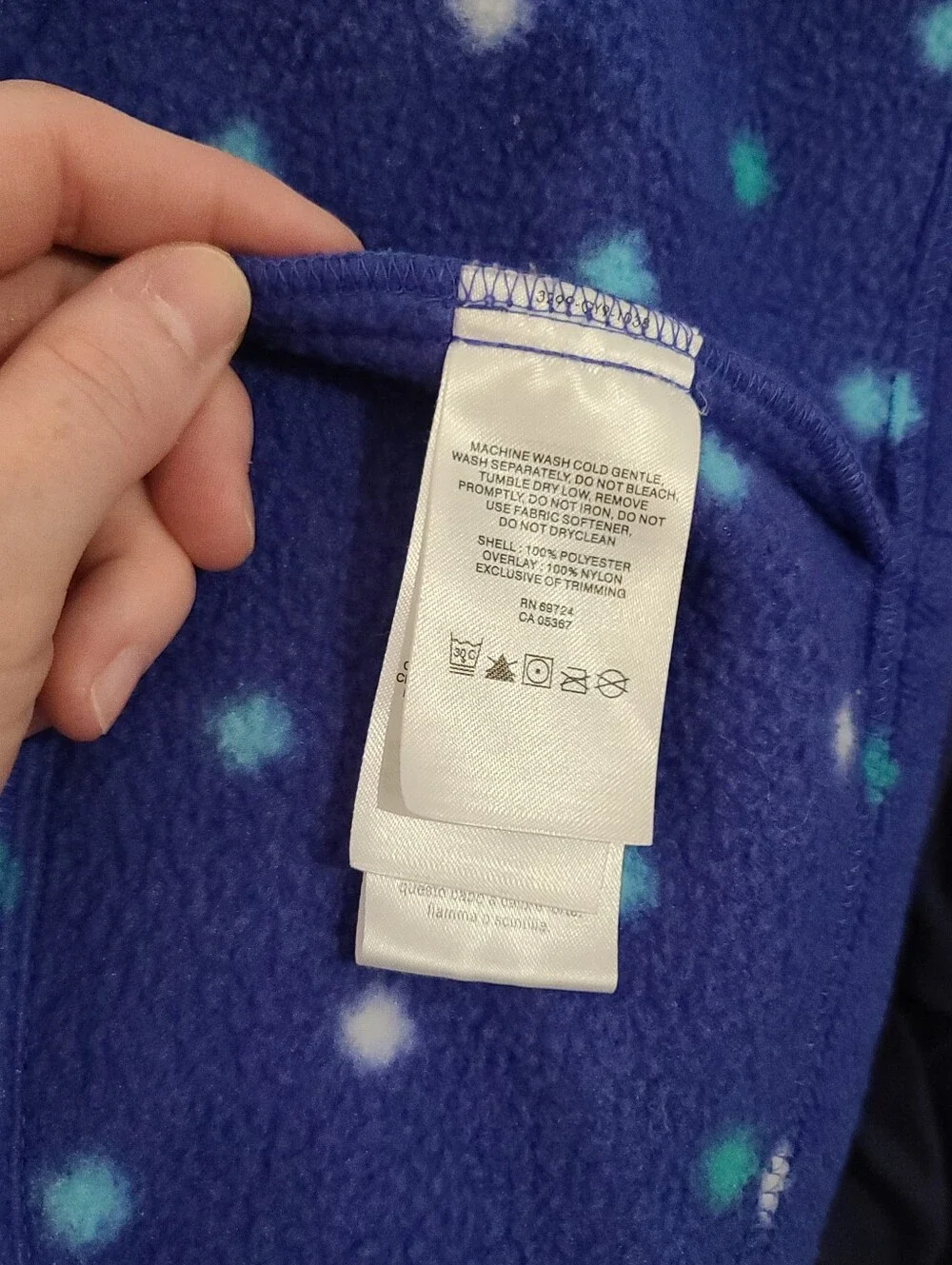 Columbia Girls Fleece Hooded Snow Winter Jacket 4T Steens Mt Overlay